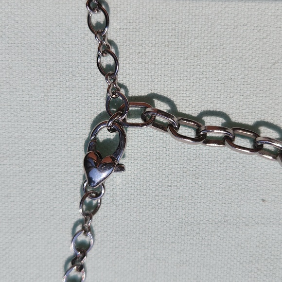 Dyrberg/Kern gunmetal charm necklace or bracelet - Picture 4 of 7